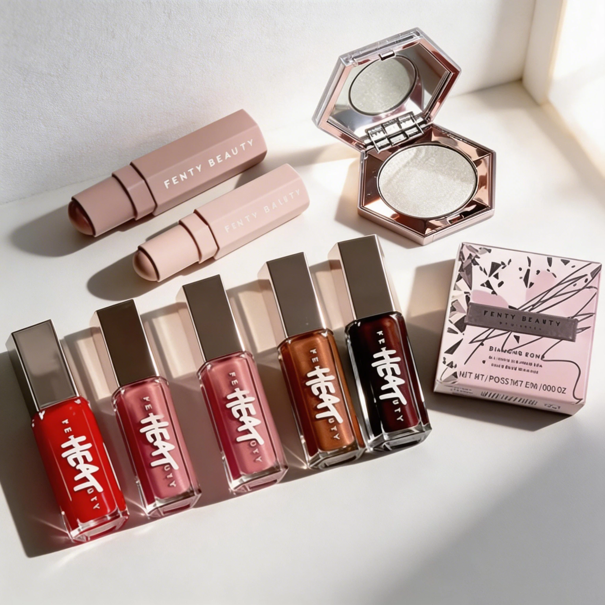 Fenty Beauty Makeup Highlighter - Barra de contorno de belleza Fenty,