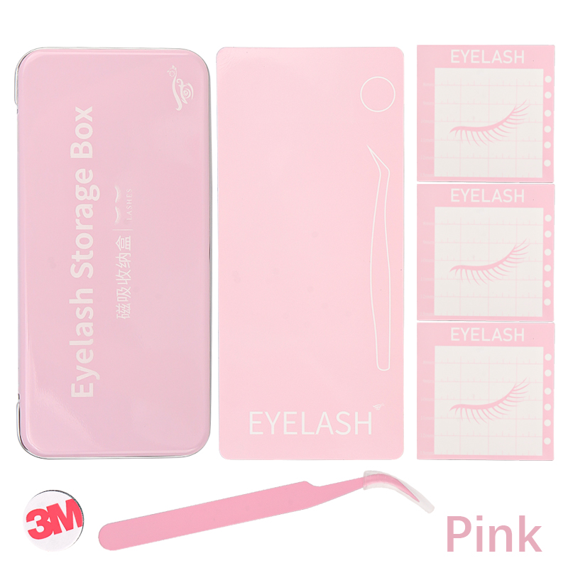 Beauty Makeup Box Set - Caja de Almacenamiento Magnética para Extensiones