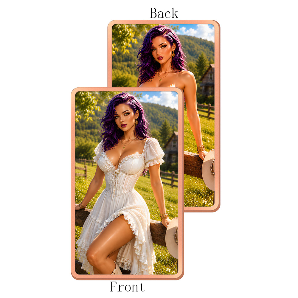 Pure Beauty Hair & Makeup - Barra de Cobre Puro de 1