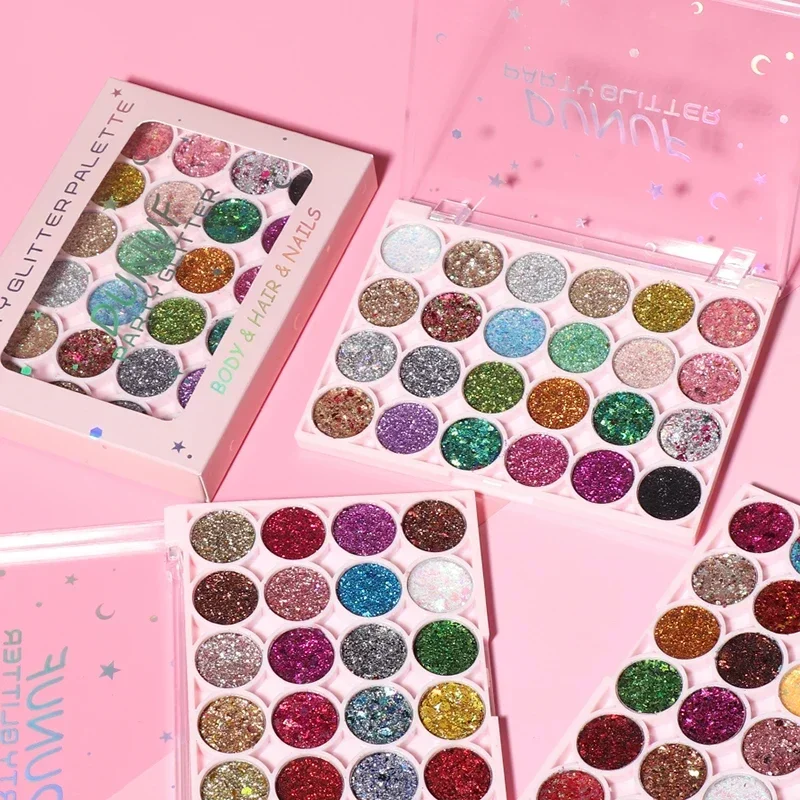 Eyeshadow Glitter Pigment - Paleta de Gel Brillante para Cuerpo