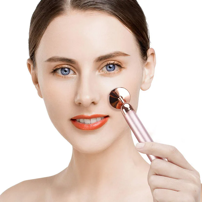 Jade Roller Gua Sha - Rodillo 3D 3 en 1, barra