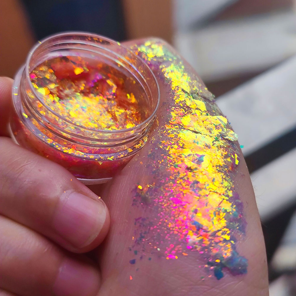 Escamas de Ópalo Brillantes pa - Eyeshadow Glitter Pigment reseña y precio
