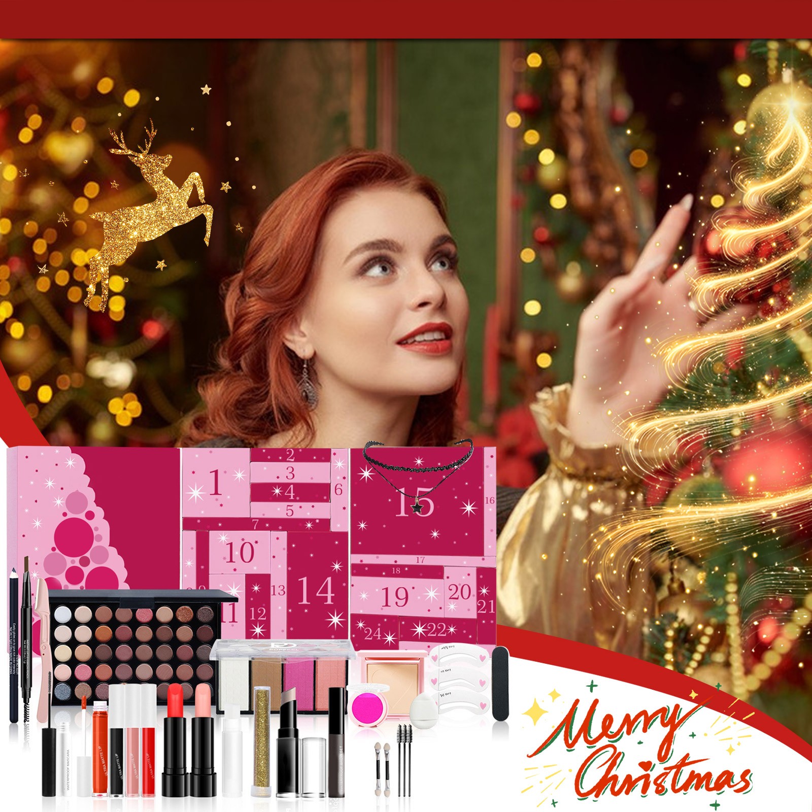Calendario de Adviento de maqu - Beauty Makeup School reseña y precio