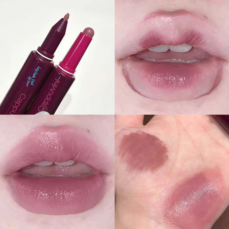 Lápiz Labial Morado Uva Mate d - Lip Liner Pencil reseña y precio