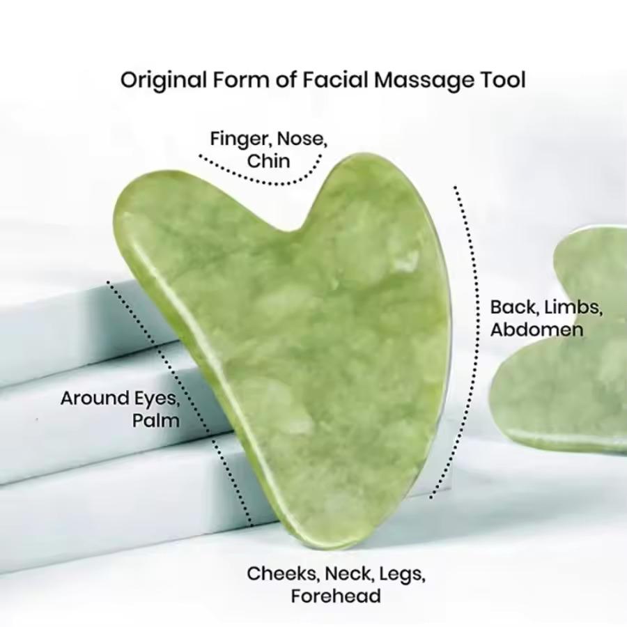 Rodillo de Jade Rosa Natural p - Jade Roller Gua Sha reseña y precio