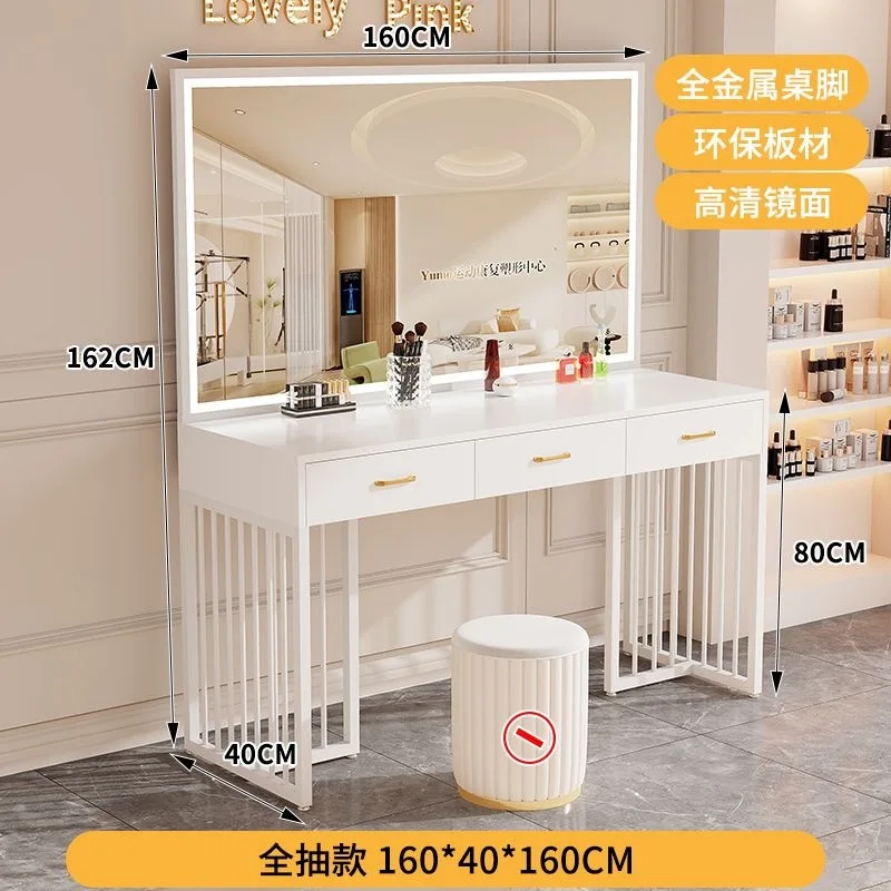 Mesa de tocador moderna con lá - Beauty And Makeup Studio reseña y precio