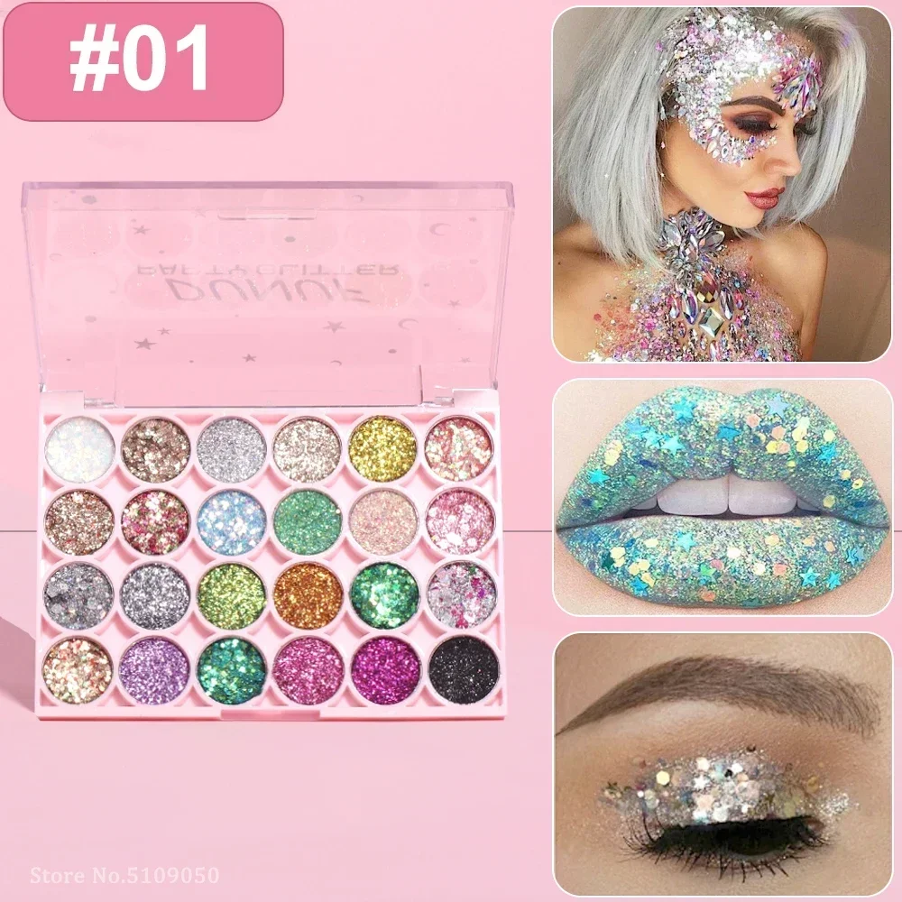 Paleta de Gel Brillante para C - Eyeshadow Glitter Pigment reseña y precio