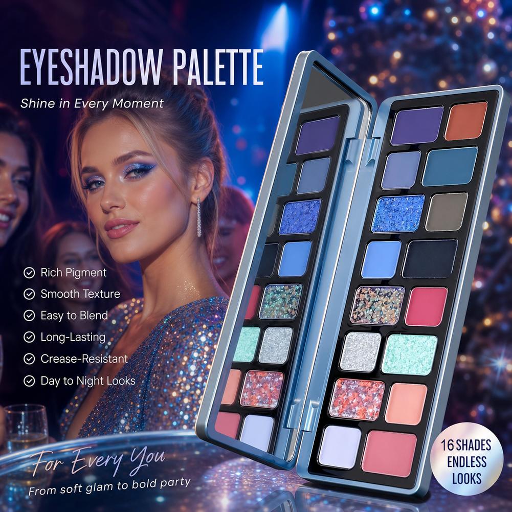 Paleta de Maquillaje de Ojos c - Eyeshadow Glitter Pigment reseña y precio