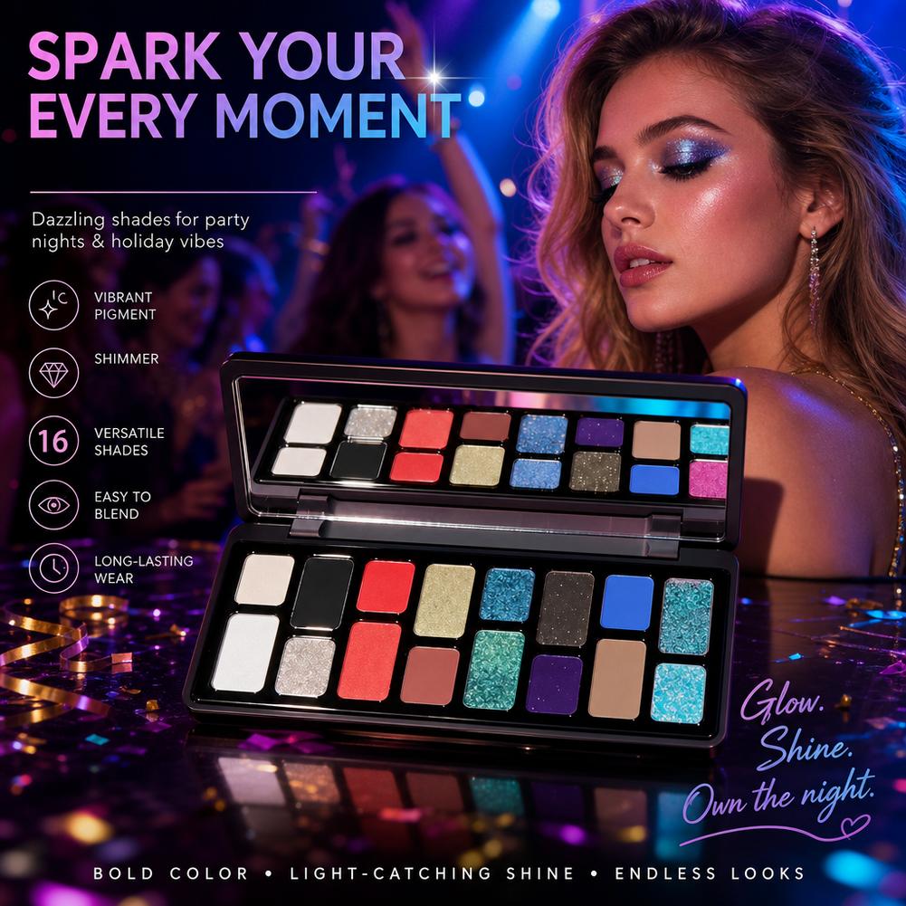 Paleta de Maquillaje de Ojos c - Eyeshadow Glitter Pigment reseña y precio