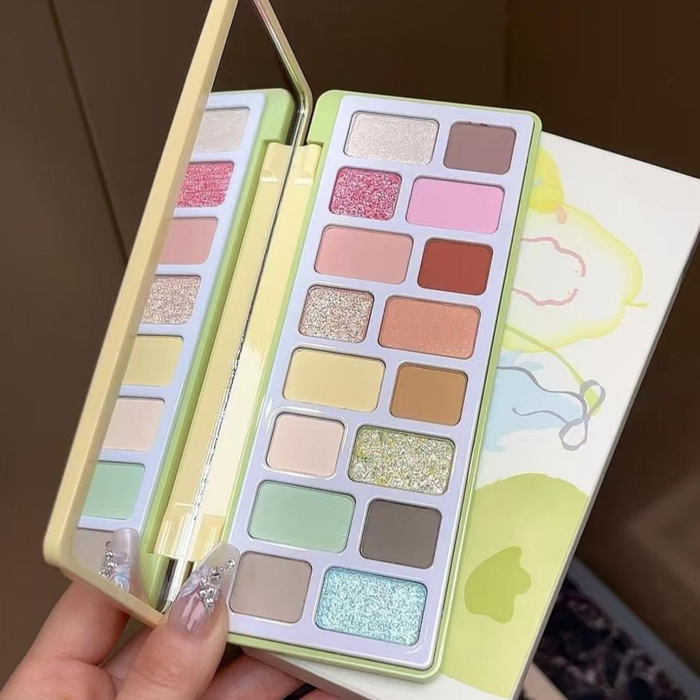 Paleta de Maquillaje de Ojos c - Eyeshadow Glitter Pigment reseña y precio