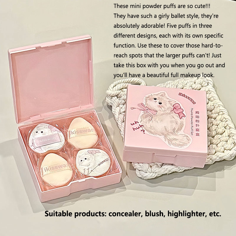 Juego de 5 Esponjas de Maquill - Beauty Makeup Box Set reseña y precio
