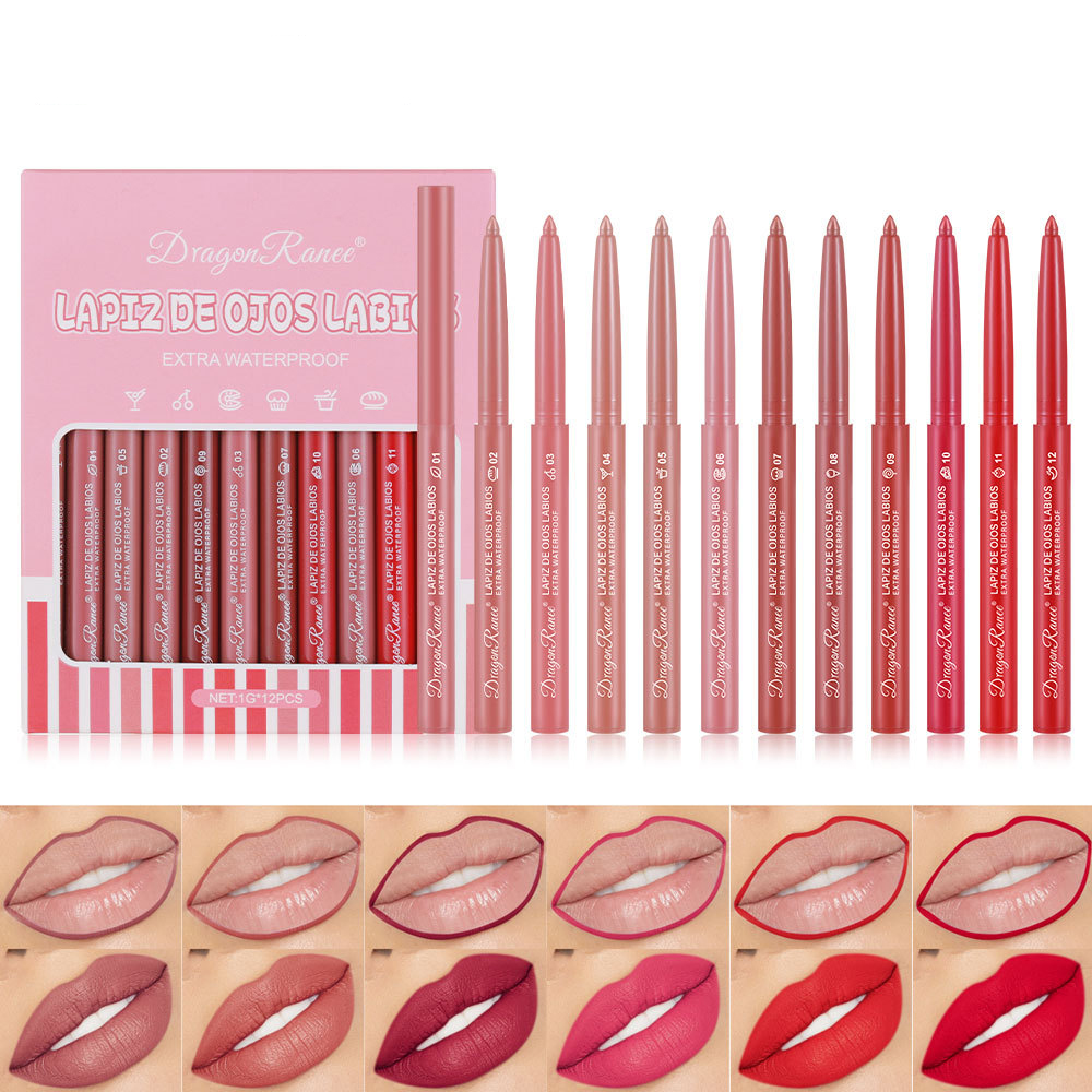 Estuche con doce delineadores  - Lip Liner Pencil reseña y precio