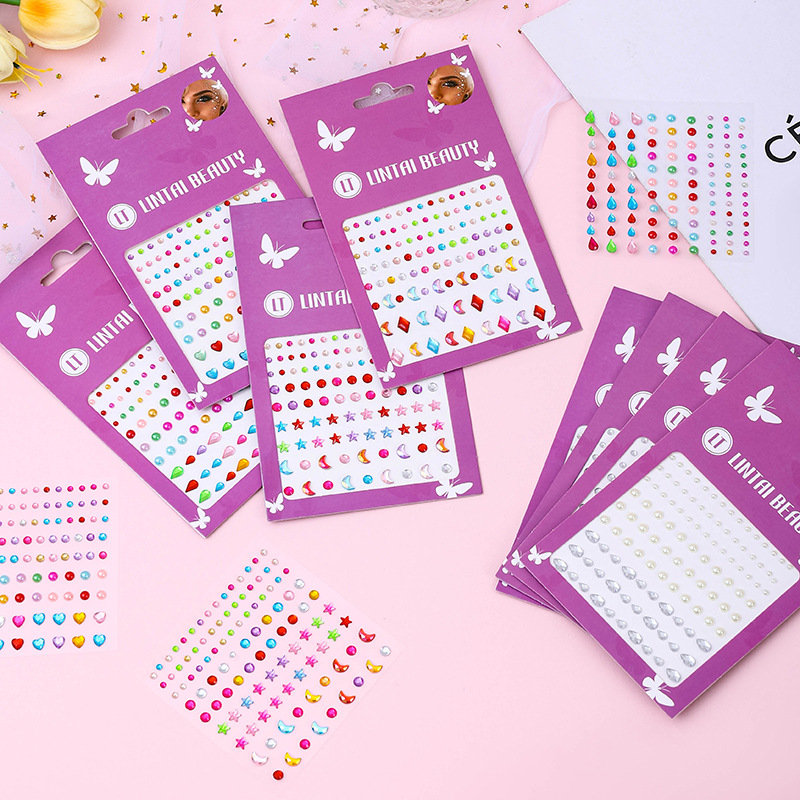 Pegatinas de Gemas Faciales Au - Makeup And Beauty reseña y precio