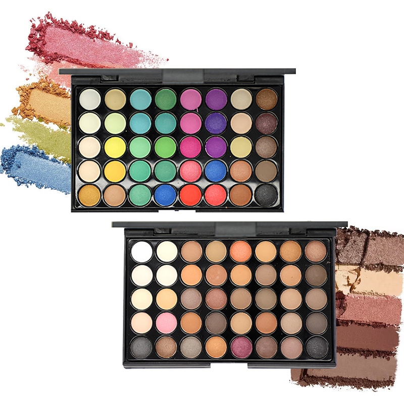 Paleta de Sombras de Ojos de 4 - Eyeshadow Glitter Pigment reseña y precio