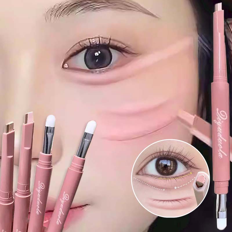 Lápiz Coreano 2 en 1 para Ojos - Eyeshadow Glitter Pigment reseña y precio