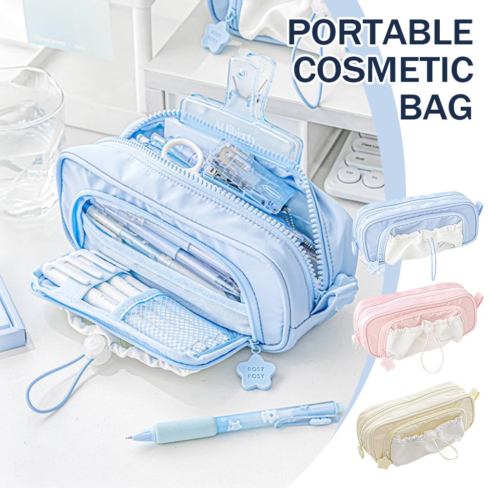 Estuche para lápices con cordó - Beauty Makeup School reseña y precio